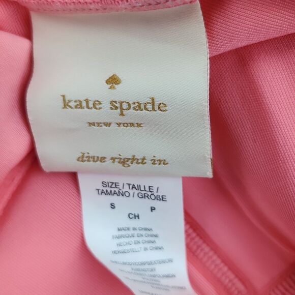 Kate Spade Laniakea Beach One Piece Apricot Pineapple Print Swimsuit NWT Small - Picture 10 of 11